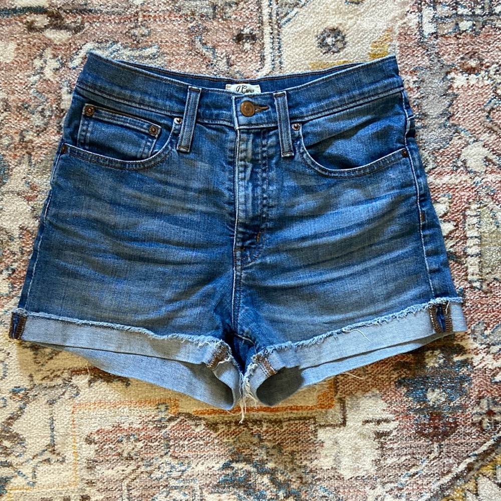 J.Crew High Waist Jean Shorts